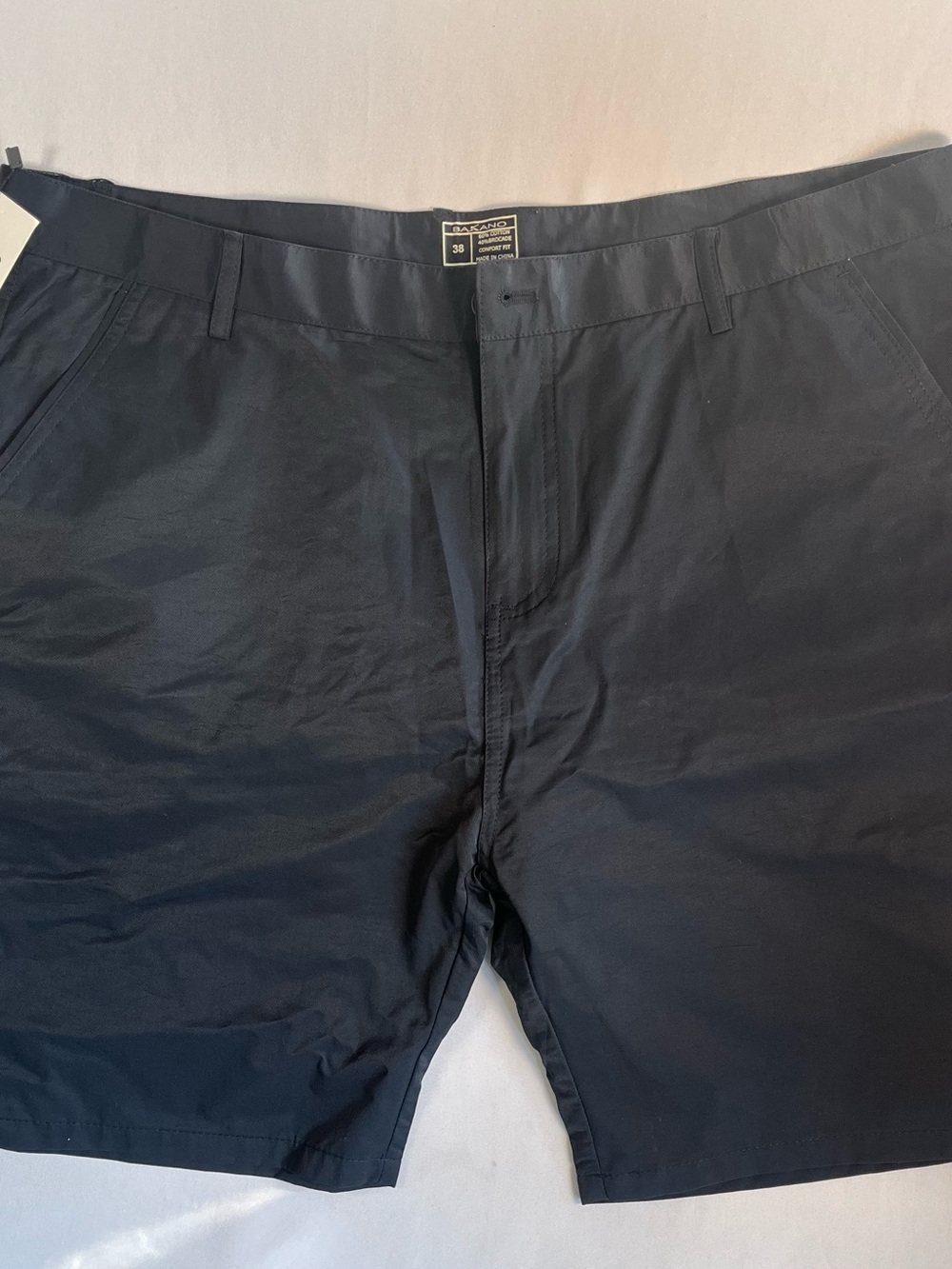 Men's Flat-Front Navy Shorts 0003